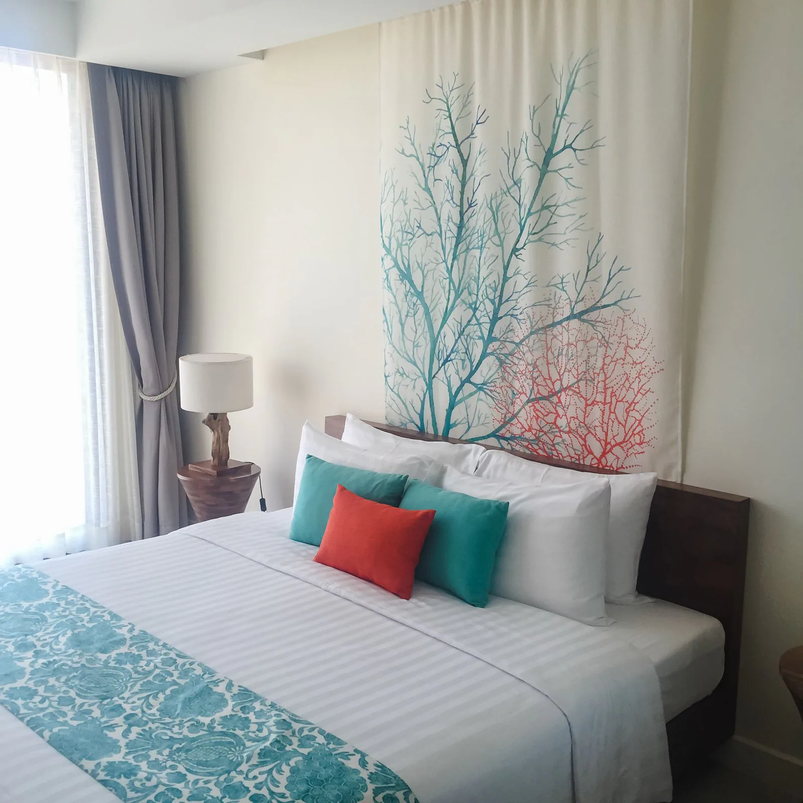 Bright, well-appointed hotel room